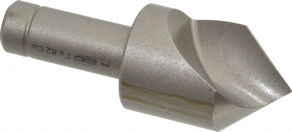 Keo - 1" Head Diam, 1/2" Shank Diam, 1 Flute 82° Cobalt Countersink - A1 Tooling