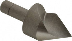 Keo - 1-1/4" Head Diam, 1/2" Shank Diam, 1 Flute 60° Cobalt Countersink - Bright Finish, 3" OAL, Single End - A1 Tooling