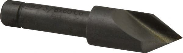 Keo - 3/8" Head Diam, 1/4" Shank Diam, 1 Flute 60° Cobalt Countersink - A1 Tooling