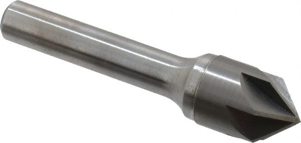 Keo - 5/8" Head Diam, 3/8" Shank Diam, 6 Flute 90° Solid Carbide Countersink - A1 Tooling