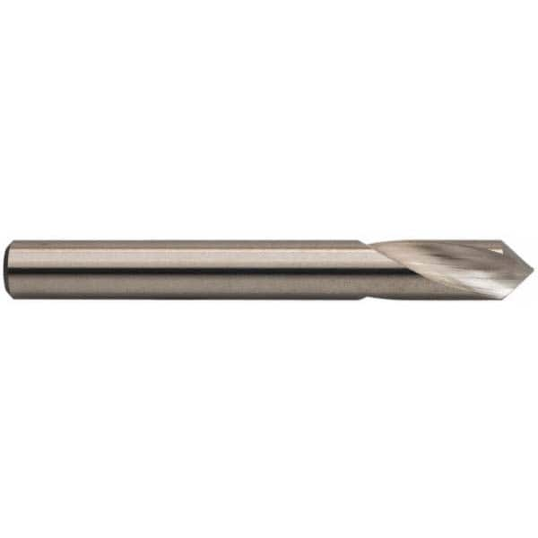 120° 14mm Diam 115mm OAL Cobalt Spotting Drill Bright/Uncoated, 35mm Flute Length, 14mm Shank Diam