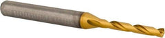 Kennametal - 1/8" 140° Solid Carbide Jobber Drill - Multilayer TiAlN Finish, Right Hand Cut, Spiral Flute, Whistle Notch Shank - A1 Tooling