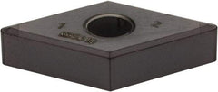 Kennametal - DNGM432 CB2 Grade KB5610 PCBN Turning Insert - TiAlN Finish, 55° Diamond, 1/2" Inscr Circle, 3/16" Thick, 1/32" Corner Radius - A1 Tooling