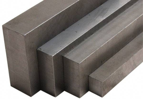 Value Collection - 1 Inch Thick x 1 Inch Wide x 36 Inch Long, 420 ESR Stainless Steel Rectangular Rod - Tolerance:  +0.015/+0.055 Inch Thickness, +0.060/+0.187 Inch Wide, +0.125/+0.375 Inch Length - A1 Tooling