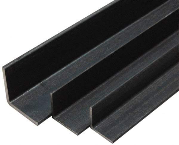 Made in USA - Low Carbon Steel, 3/16 Inch Thick Wall, Angle Iron - 1-3/4 Inch Wide x 1-3/4 Inch High x 80 Inch Long - A1 Tooling