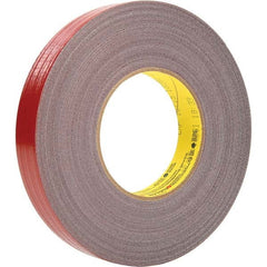 3M - 54.8m x 24mm x 12.1 mil Red Polyethylene Cloth Duct Tape - A1 Tooling