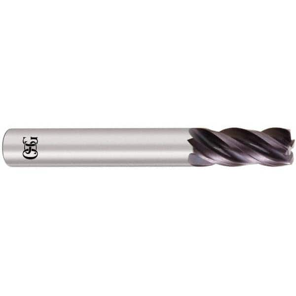 OSG - 1" Diam 4 Flute Solid Carbide 0.03" Corner Radius End Mill - A1 Tooling