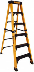 7-Step Ladder: Fiberglass, Type IAA, 8' OAH 375 Lb Capacity, 27-9/16″ Base Width