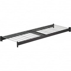 Edsal - 1 Shelf Add-On Wire Deck Open Steel Shelving - 1,500 Lb Capacity, 77" Wide x 3" High x 24" Deep, Black - A1 Tooling