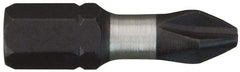 Milwaukee Tool - #2 Phillips Screwdriver Bit - 1/4" Hex Drive, 1" OAL - A1 Tooling