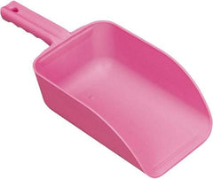 Remco - 82 oz Pink Polypropylene Flat Bottom Scoop - 5.9" Wide x 3.3" Deep Bowl, 15.1" OAL - A1 Tooling