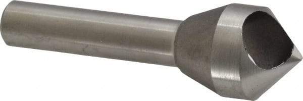 Keo - 3/4" Head Diam, 3/8" Shank Diam, 0 Flute 90° Cobalt Countersink - Bright Finish, 2-3/8" OAL, Single End, Straight Shank, Right Hand Cut - A1 Tooling