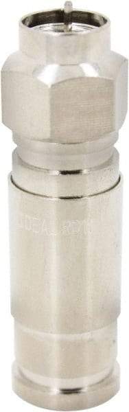 Ideal - Straight, RG11 Compression Coaxial Connector - Compatible with RG11 - A1 Tooling