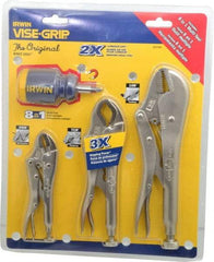 Irwin - 4 Piece Locking Plier Set - Comes in Display Card - A1 Tooling