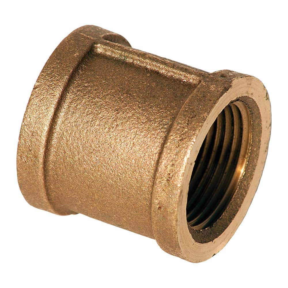 Merit Brass - Brass & Chrome Pipe Fittings Type: Reducing Coupling Fitting Size: 1-1/2 x 1-1/4 - A1 Tooling