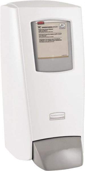 Rubbermaid - 2 L Liquid Hand Soap Dispenser - Plastic, Hanging, White - A1 Tooling