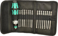 Wera - 17 Piece, Screwdriver Bit and Socket Set - #1, #2 & #3 Phillips - A1 Tooling