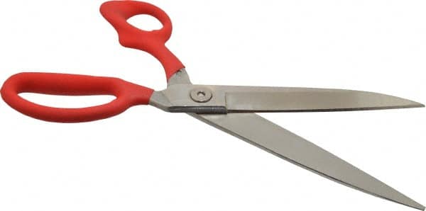 Wiss - 6" LOC, 12-1/2" OAL Inlaid Heavy Duty Shears - Left Hand, Offset Handle, For Composite Materials, Fabrics, Upholstery - A1 Tooling