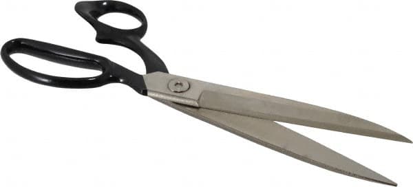 Wiss - 6" LOC, 12-1/2" OAL Bent Upholstery, Carpet, & Fabric Shears - Offset Handle, For Carpet, Composite Materials, Synthetic Fibers - A1 Tooling