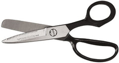 Wiss - 4-3/4" LOC, 8-1/2" OAL Nickel Plated Leather and Belt Shears - A1 Tooling