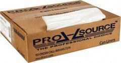 PRO-SOURCE - 1.25 mil Thick, Heavy-Duty Trash Bags - 33" Wide x 39" High, Clear - A1 Tooling