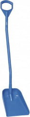 Vikan - 13-1/4" High Square Plastic Shovel - 39-7/8" Long D-Grip Handle - A1 Tooling