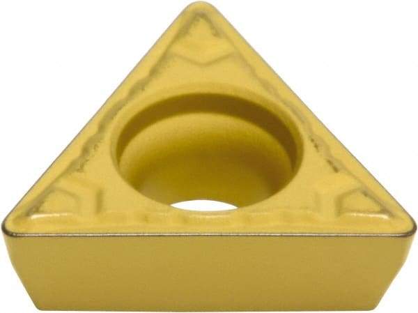 Sumitomo - TPMT222 EMU Grade AC700G Carbide Turning Insert - TiC Finish, 60° Triangle, 1/4" Inscr Circle, 1/8" Thick, 1/32" Corner Radius - A1 Tooling