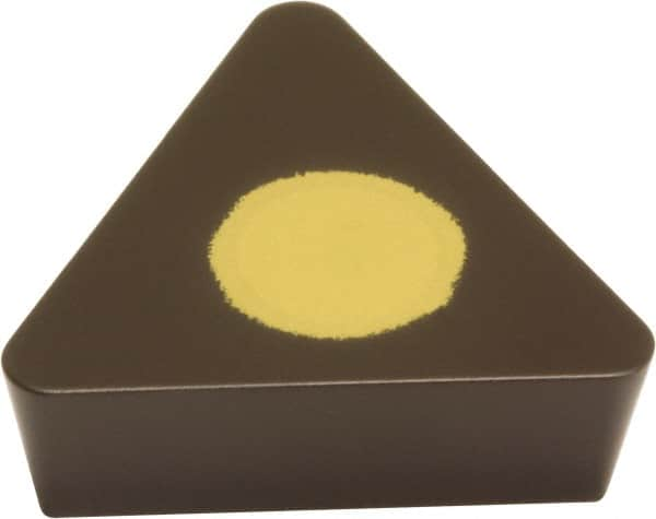 Sumitomo - TPMN222 Grade AC410K Carbide Turning Insert - Proprietary Finish, 60° Triangle, 1/4" Inscr Circle, 1/8" Thick, 1/32" Corner Radius - A1 Tooling