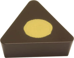 Sumitomo - TPMN222 Grade AC420K Carbide Turning Insert - Proprietary Finish, 60° Triangle, 1/4" Inscr Circle, 1/8" Thick, 1/32" Corner Radius - A1 Tooling