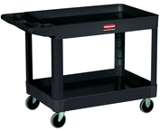 HD Utility Cart - 2 shelf 24 x 36 - 500 lb Capacity - Handle -- Storage compartments, holsters and hooks - A1 Tooling