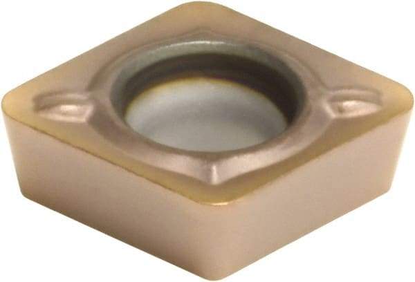 Sumitomo - CPMT21.51 ESU Grade AC520U Carbide Turning Insert - TiAlN/AlCrN Finish, 80° Diamond, 1/4" Inscr Circle, 3/32" Thick, 1/64" Corner Radius - A1 Tooling