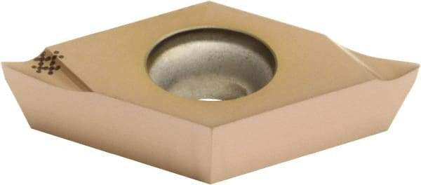 Sumitomo - DPGT32.50 FY Grade ACZ310 Carbide Turning Insert - TiN/AlN Finish, 55° Diamond, 3/8" Inscr Circle, 5/32" Thick, 0.0039" Corner Radius - A1 Tooling