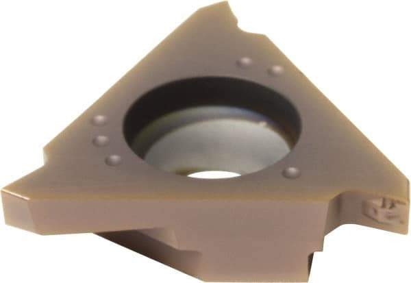 Sumitomo - 40062TGA BF Grade AC530U, 3/16" Cutting Width Carbide Grooving Insert - 0.154" Max Depth of Cut, Right Hand, 0.0079" Corner Radius, TiAlN/AlCrN Finish - A1 Tooling