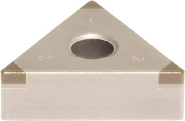 Sumitomo - 3NU-TNGA332 Grade BN7500 PCBN Turning Insert - Uncoated, 60° Triangle, 3/8" Inscr Circle, 3/16" Thick, 1/32" Corner Radius - A1 Tooling