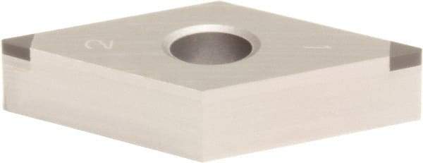 Sumitomo - 2NU-DNGA431 Grade BN7500 PCBN Turning Insert - Uncoated, 55° Diamond, 1/2" Inscr Circle, 3/16" Thick, 1/64" Corner Radius - A1 Tooling