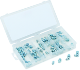 70 Pc. Grease Fitting Assortment - Contains: straight; 45 degree and 90 degree - A1 Tooling