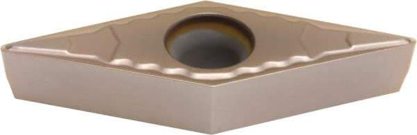 Sumitomo - VBMT332 ELU Grade T3000Z Cermet Turning Insert - TiN/AlN Finish, 35° Diamond, 3/8" Inscr Circle, 3/16" Thick, 1/32" Corner Radius - A1 Tooling