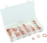 110 Pc. Copper Washer Assortment - 1/4" - 5/8" - A1 Tooling