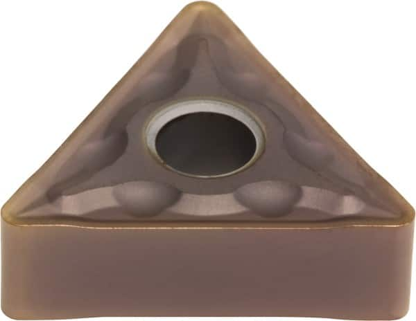 Sumitomo - TNMG332 EMU Grade AC510U Carbide Turning Insert - TiAlN/AlCrN Finish, 60° Triangle, 3/8" Inscr Circle, 3/16" Thick, 1/32" Corner Radius - A1 Tooling