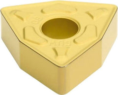 Sumitomo - WNMG432 EGUW Grade AC810P Carbide Turning Insert - Al2O3 Finish, 80° Trigon, 1/2" Inscr Circle, 3/16" Thick, 1/32" Corner Radius - A1 Tooling