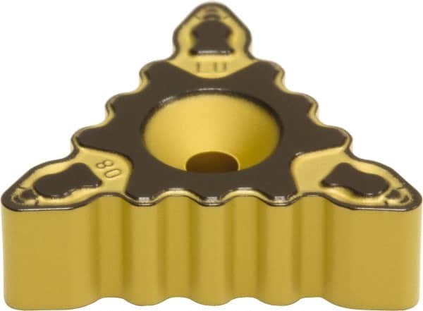 Sumitomo - TRM551704 LU Grade AC810P Carbide Turning Insert - Al2O3 Finish, 55° Triangle, 0.394" Inscr Circle, 0.197 Thick, 1/64" Corner Radius - A1 Tooling