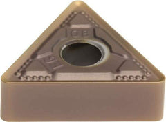 Sumitomo - TNMG332 EEG Grade AC510U Carbide Turning Insert - TiAlN/AlCrN Finish, 60° Triangle, 1/2" Inscr Circle, 3/16" Thick, 1/32" Corner Radius - A1 Tooling