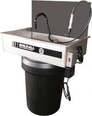 Build-All - Drum Mount Water-Based Parts Washer - 25 Gal Max Operating Capacity, 304 Stainless Steel Tank, 115 Input Volts - A1 Tooling