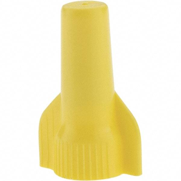 Gardner Bender - 2, 22 to 3, 12 AWG, 1,000 Volt (Lighting) & 600 Volt (Building Wire), Corrosion Resistant & Flame Retardant, Wing Twist on Wire Connector - Yellow, 221°F - A1 Tooling