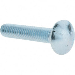 Value Collection - 3/8-16 UNC 2" Length Under Head, Standard Square Neck, Carriage Bolt - Grade 5 Steel, Zinc-Plated Finish - A1 Tooling