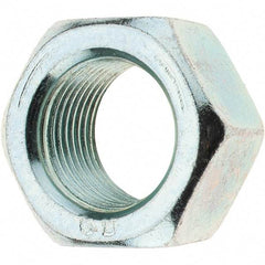 Value Collection - 7/8-14 UNF Steel Right Hand Hex Nut - 1-5/16" Across Flats, 3/4" High, Zinc-Plated Finish - A1 Tooling