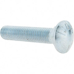 Value Collection - 5/8-11 UNC 3" Length Under Head, Standard Square Neck, Carriage Bolt - Grade 5 Steel, Zinc-Plated Finish - A1 Tooling