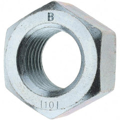 Import - M30x3.50 Metric Coarse Steel Right Hand Hex Nut - 46mm Across Flats, 24mm High, Zinc-Plated Finish - A1 Tooling