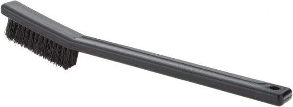 Weiler - 3 Rows x 7 Columns Nylon Scratch Brush - 7" OAL, 1/2 Trim Length, Plastic Handle - A1 Tooling