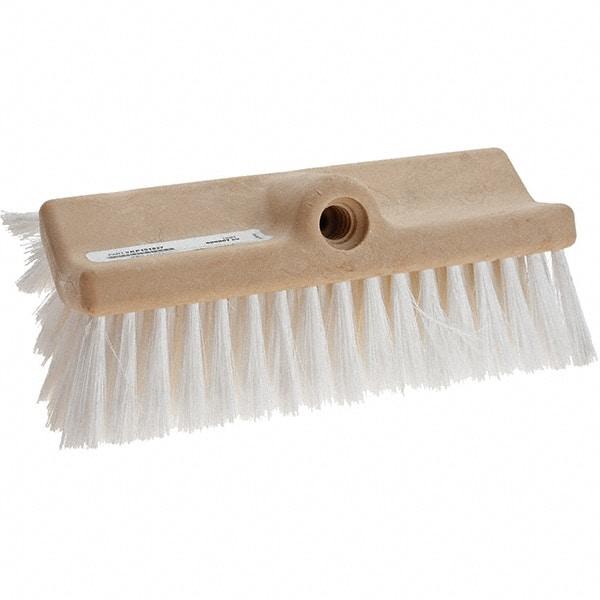 Weiler - Synthetic Scrub Brush - 10" Long Head, White - A1 Tooling